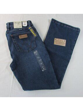 Wrangler Retro Women's 29x30 Mae Mid Rise Boot Cut Fleece Lined Jeans 112367544